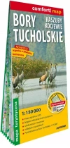Bory Tucholskie, Kaszuby, Kociewie; laminowana mapa turystyczna 1:150 000 - zdjęcie