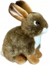Maskotka Królik Ciemnobrązowy Zajączek DUBI - 23cm - zdjęcie