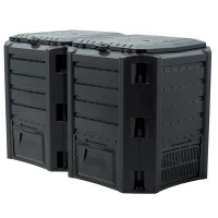 Kompostownik Ogrodowy Ekobat Segmentowy Module Compogreen Czarny 800L, zdjęcie 7