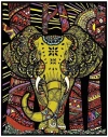 Kolorowanka welwetowa ColorVelvet Słoń Indyjski 47x35 cm - zdjęcie