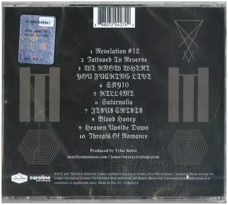 Heaven Upside Down Cd Marilyn Manson