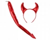 Zestaw Diabełek (opaska, ogon) - zdjęcie