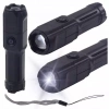 Latarka LED Regulacja Zoom 3 Tryby Świecenia Ładowanie USB Czarna - zdjęcie