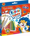 Kredki szkolne, Bambino trójkątne 24 kolory - zdjęcie