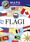 Mapy z naklejkami. Flagi świata - zdjęcie