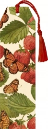 Zakładka 146 ze wstążką Truskawki i motyle - zdjęcie