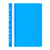 Skoroszyt OFFICE PRODUCTS PP A4 miękki 100/170mikr.wpinany, niebieski - zdjęcie
