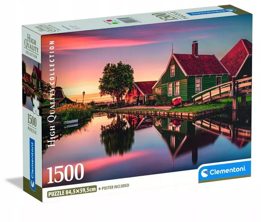 CLE puzzle 1500 Compact Zaanse Schans 31734
