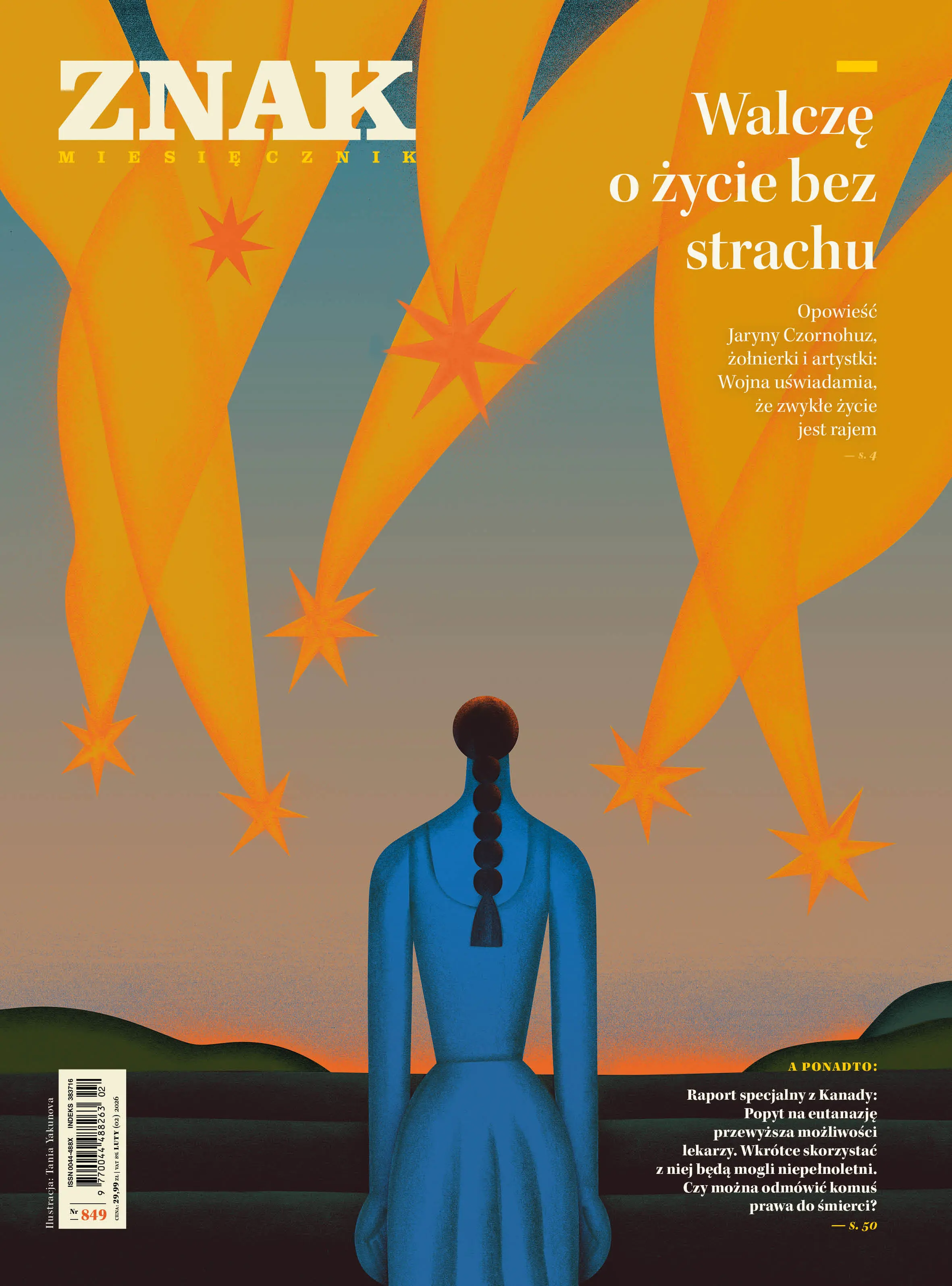 Miesięcznik ZNAK 849 (02/2026) - Walczę o życie bez strachu - Książki