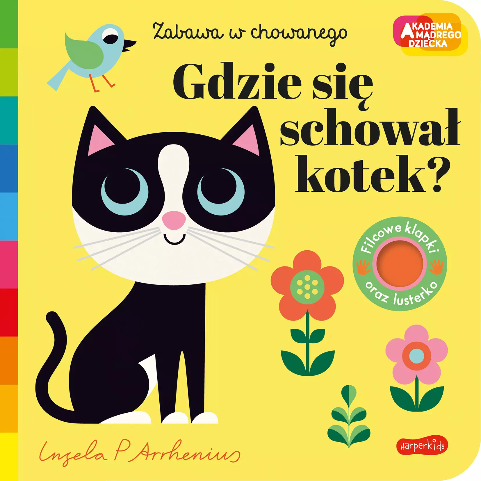 Gdzie się schował kotek? Akademia mądrego dziecka. Zabawa w chowanego - Książki