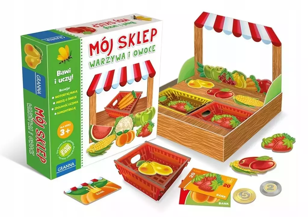 Gra Moj Sklep Warzywa I Owoce Granna - Gry