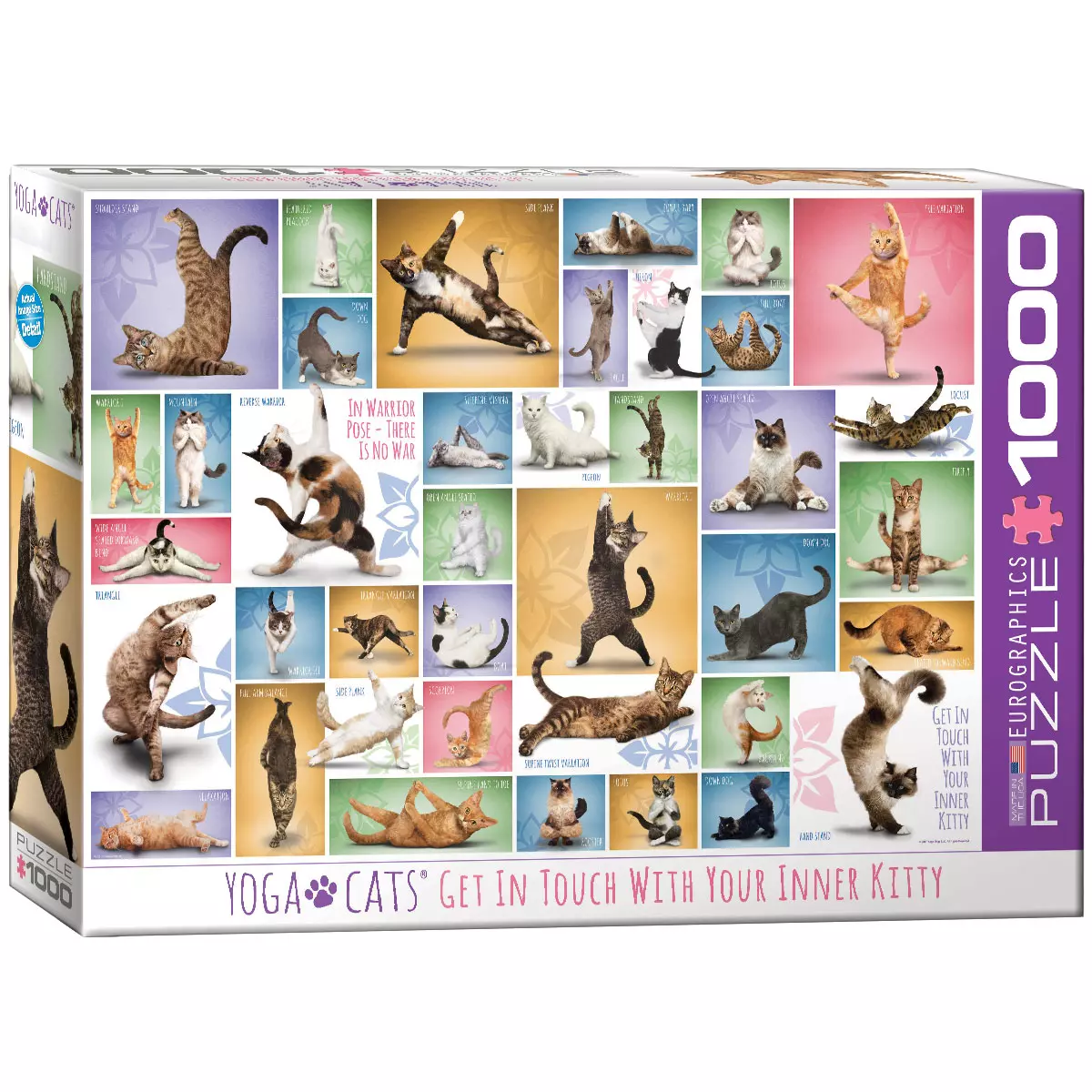 Puzzle 1000 elementów. Yoga Cats - Puzzle
