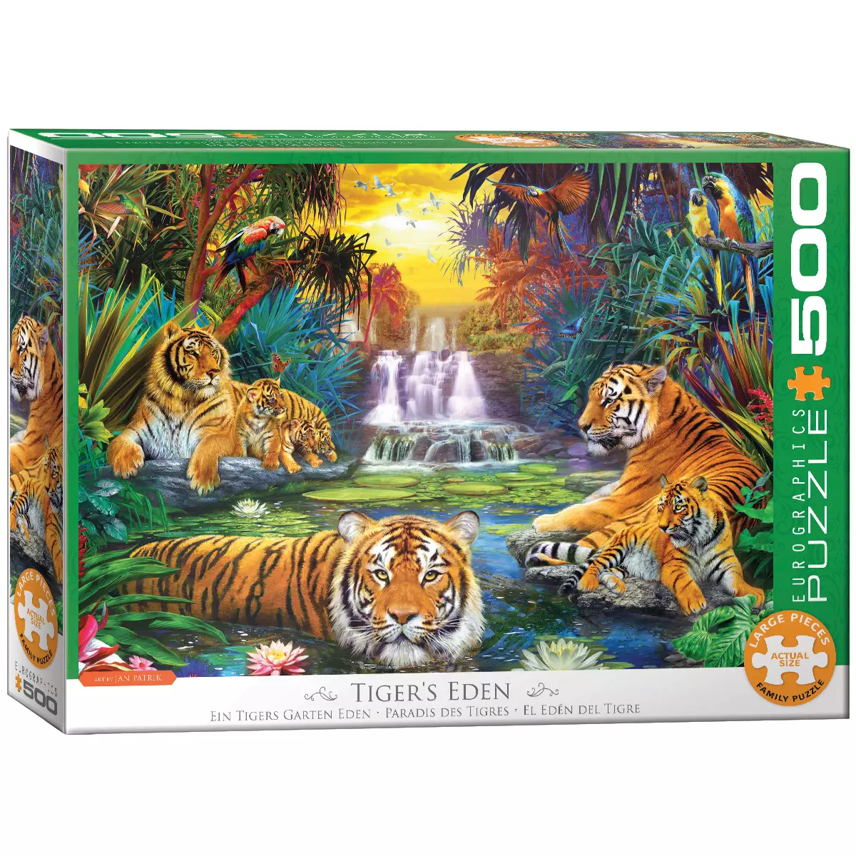 Puzzle 500 Tigers Eden 6500-5457 - Puzzle