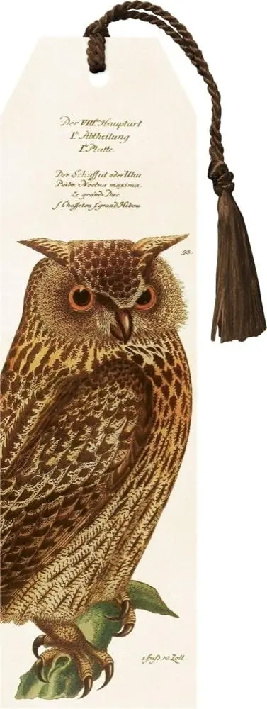 Zakładka 152 ze wstążką Sowa - Papiernicze i szkolne