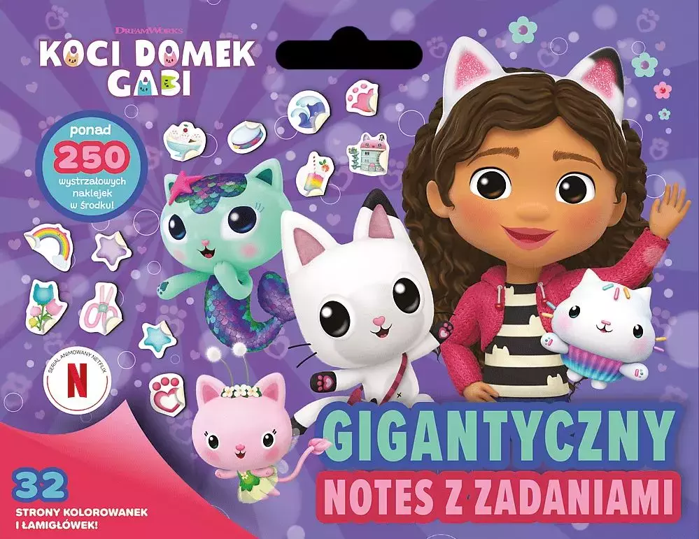 Koci Domek Gabi. Gigantyczny notes z zadaniami - Książki