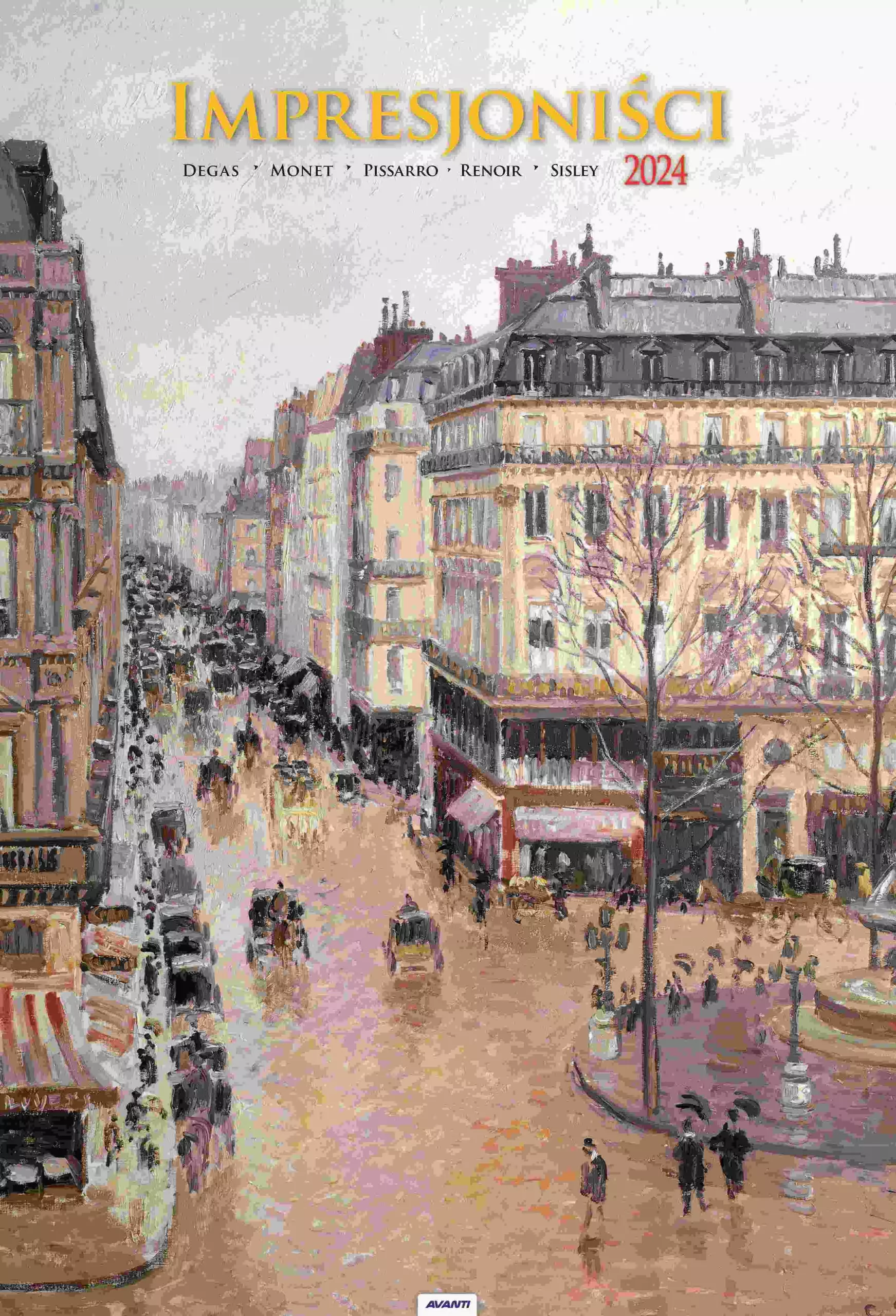 Kalendarz 2024 Ścienny Impresjoniści - Książki