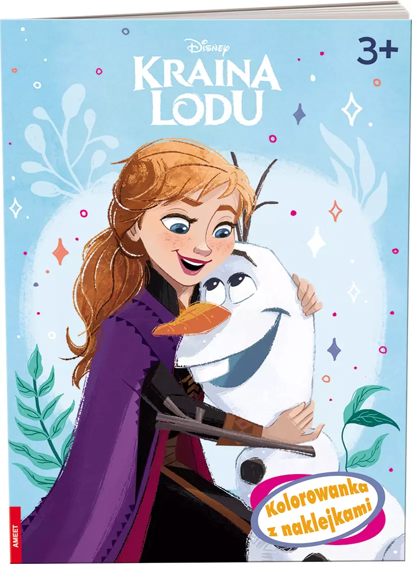 Kraina Lodu. Kolorowanka z naklejkami - Książki