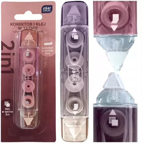 Korektor W Tasmie 4mmx4mb Klej 4mmx3mb Int A 12 - Papiernicze i szkolne