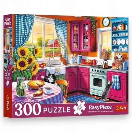 PUZZLE 300 Senior EasyPiece Poranek w kuchni 23102 - Zabawki