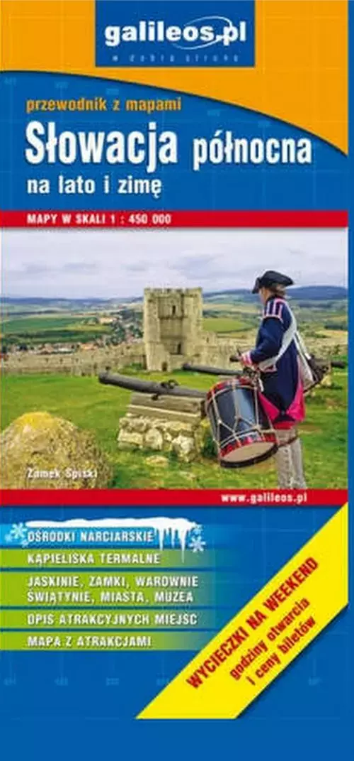 Słowacja północna na lato i zimę. Przewodnik z mapami - Książki