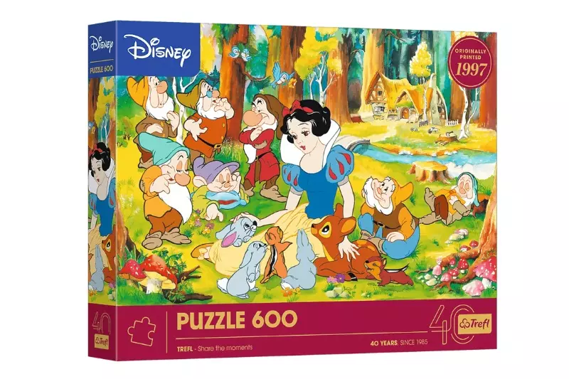 PUZZLE 600 40lecie Trefl-Królewna Śnieżka 37603 - Zabawki