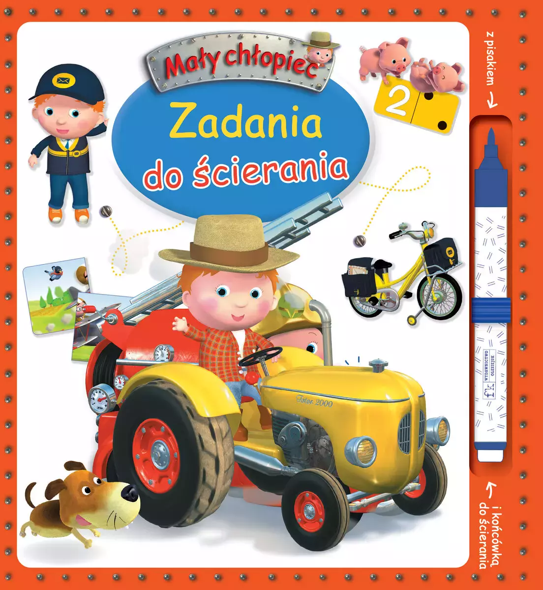 Mały chłopiec. Zadania do ścierania - Zabawki