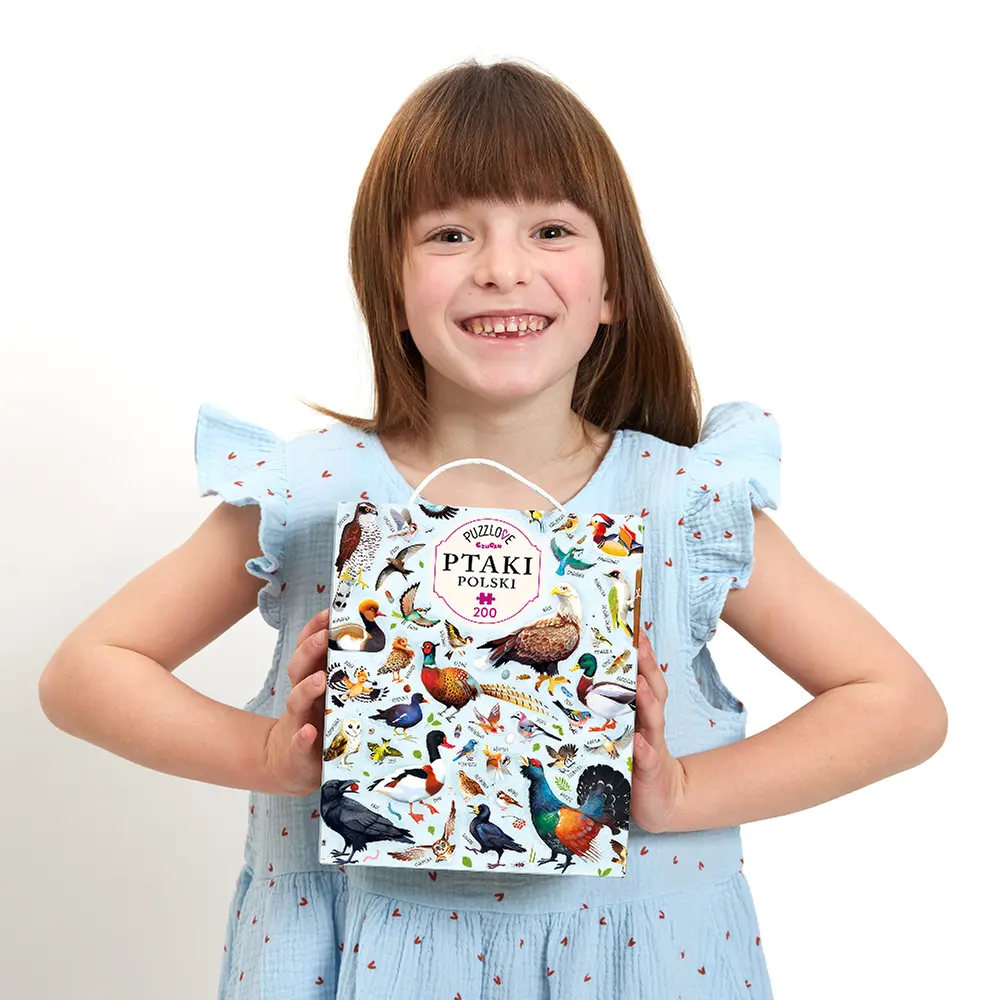 Puzzlove CzuCzu 200 elementów. Ptaki Polski - Puzzle