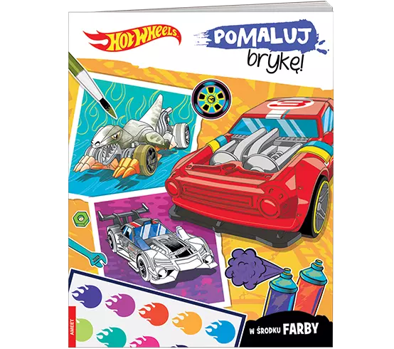 Hot Wheels. Pomaluj brykę! - Książki