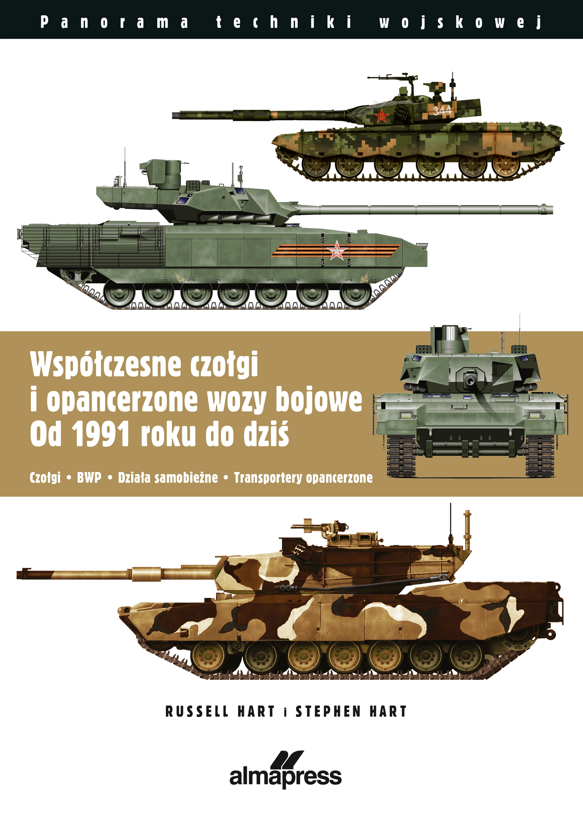 Współczesne czołgi i pojazdy opancerzone od 1991 do dzisiaj. Czołgi, BWP, działa samobieżne, transportery opancerzone - Książki