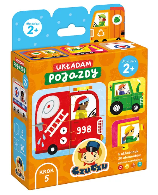 Puzzle CzuCzu. Układam pojazdy 2+ - Puzzle