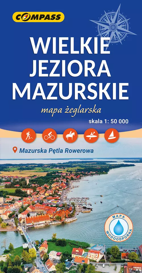 Wielkie Jeziora Mazurskie - wersja laminowana - Książki