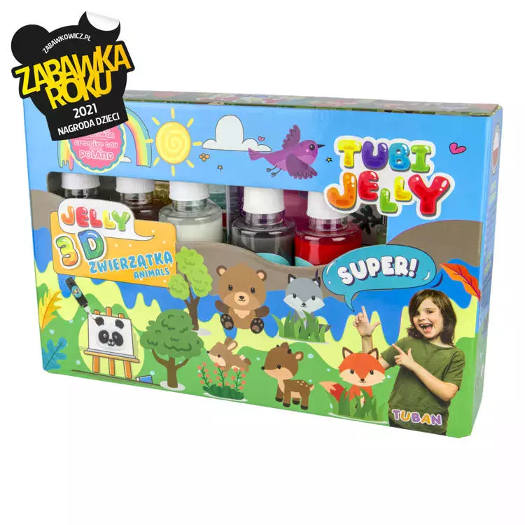 Tubi Jelly. Zwierzątka (6 kolorów) - Zabawki