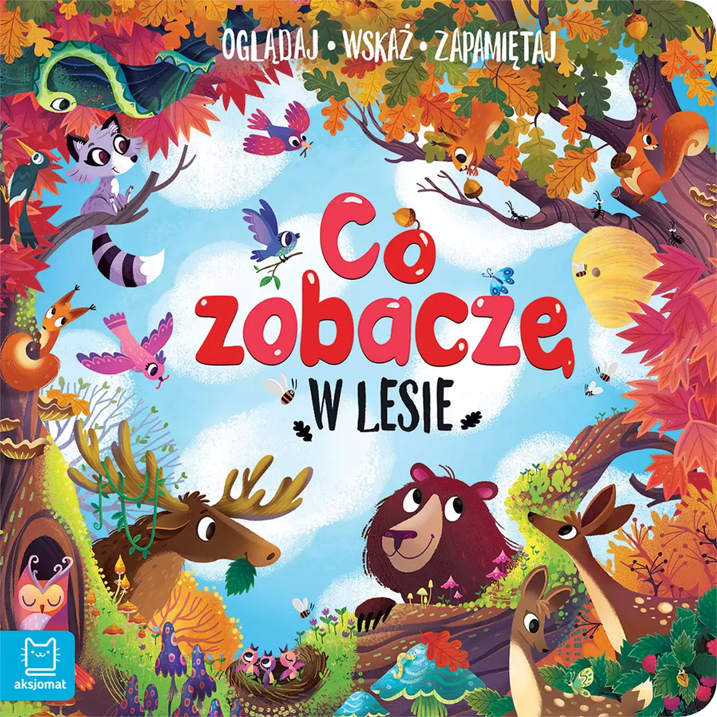 Co zobaczę w lesie. Oglądaj, wskaż, zapamiętaj - Książki