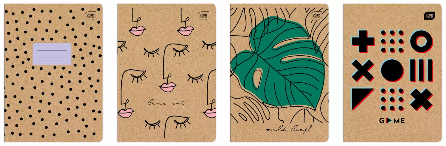 Zeszyt A5 60 kartek w linie, Kraft, cena za 1 szt - Papiernicze i szkolne