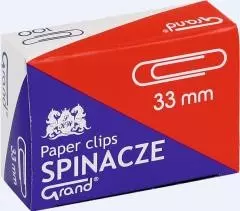 Spinacze R-33 (100szt*10) GRAND - Papiernicze i szkolne