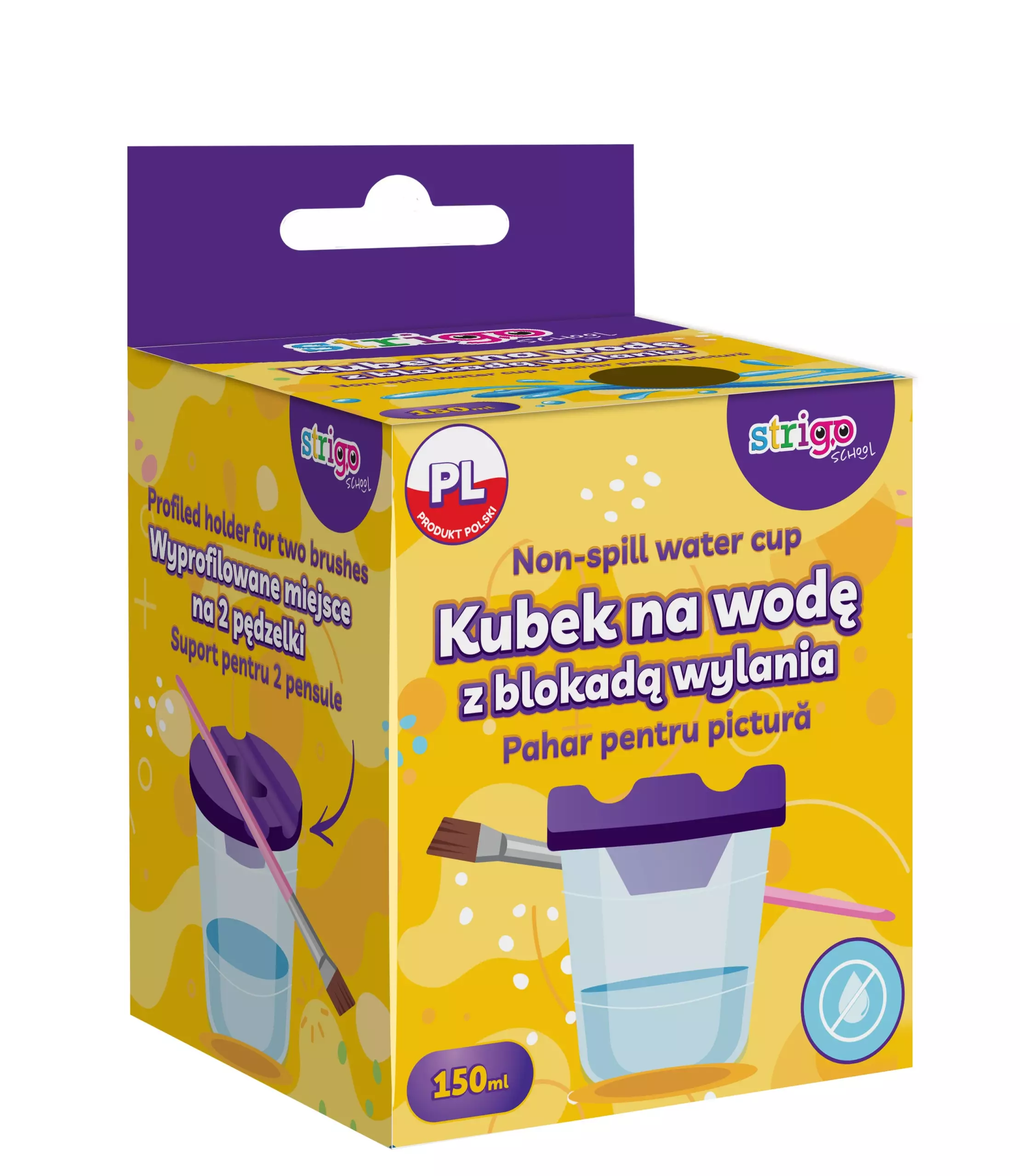 Kubek do farb Strigo - Papiernicze i szkolne