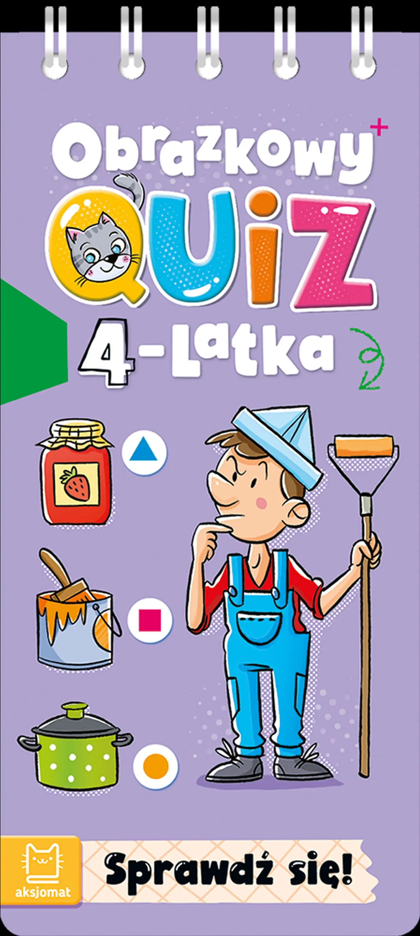 Obrazkowy quiz 4-latka. Sprawdź się! - Książki