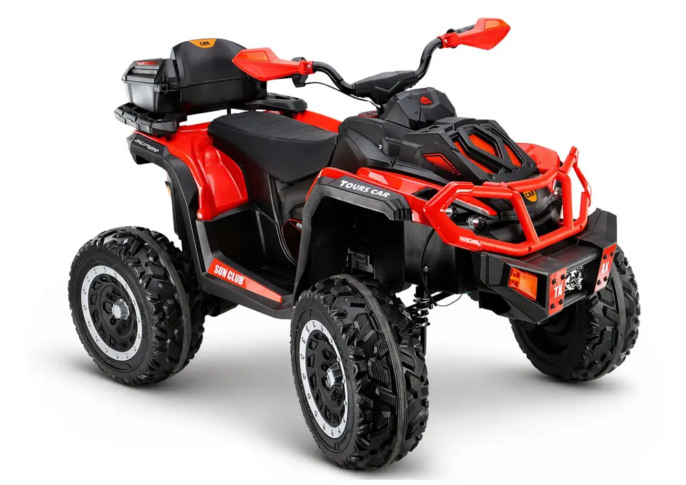 Quad Na Akumulator XW-08 4x4 45W Czerwony - Zabawki