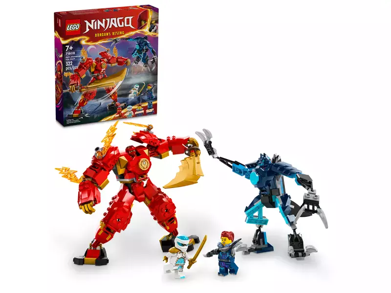 LEGO NINJAGO Mech żywiołu ognia Kaia 71808 - Zabawki