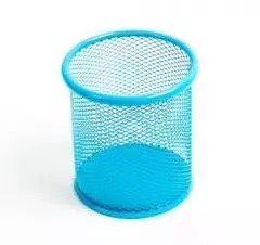 Kubek na długopisy siatka niebieski - Papiernicze i szkolne