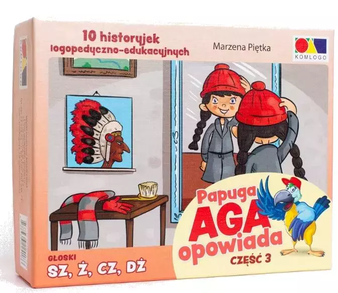 Historyjki obrazkowe. Papuga Aga opowiada, część 3 - Książki