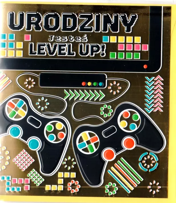 Karnet urodzinowy, pady - Papiernicze i szkolne