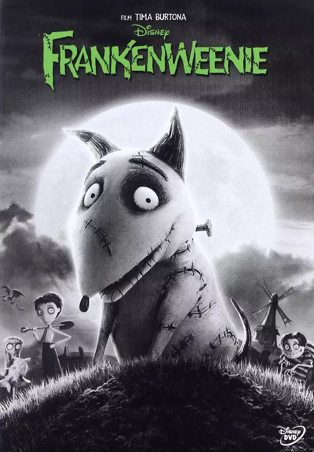 Frankenweenie, DVD - Filmy