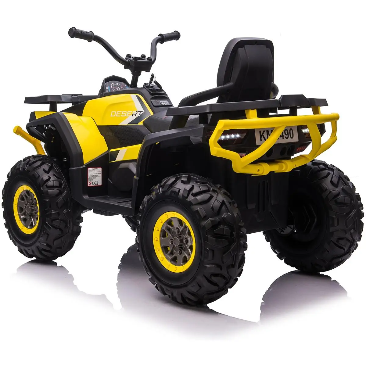 Quad Auto na Akumulator Traper Żółty 1033013 - Zabawki