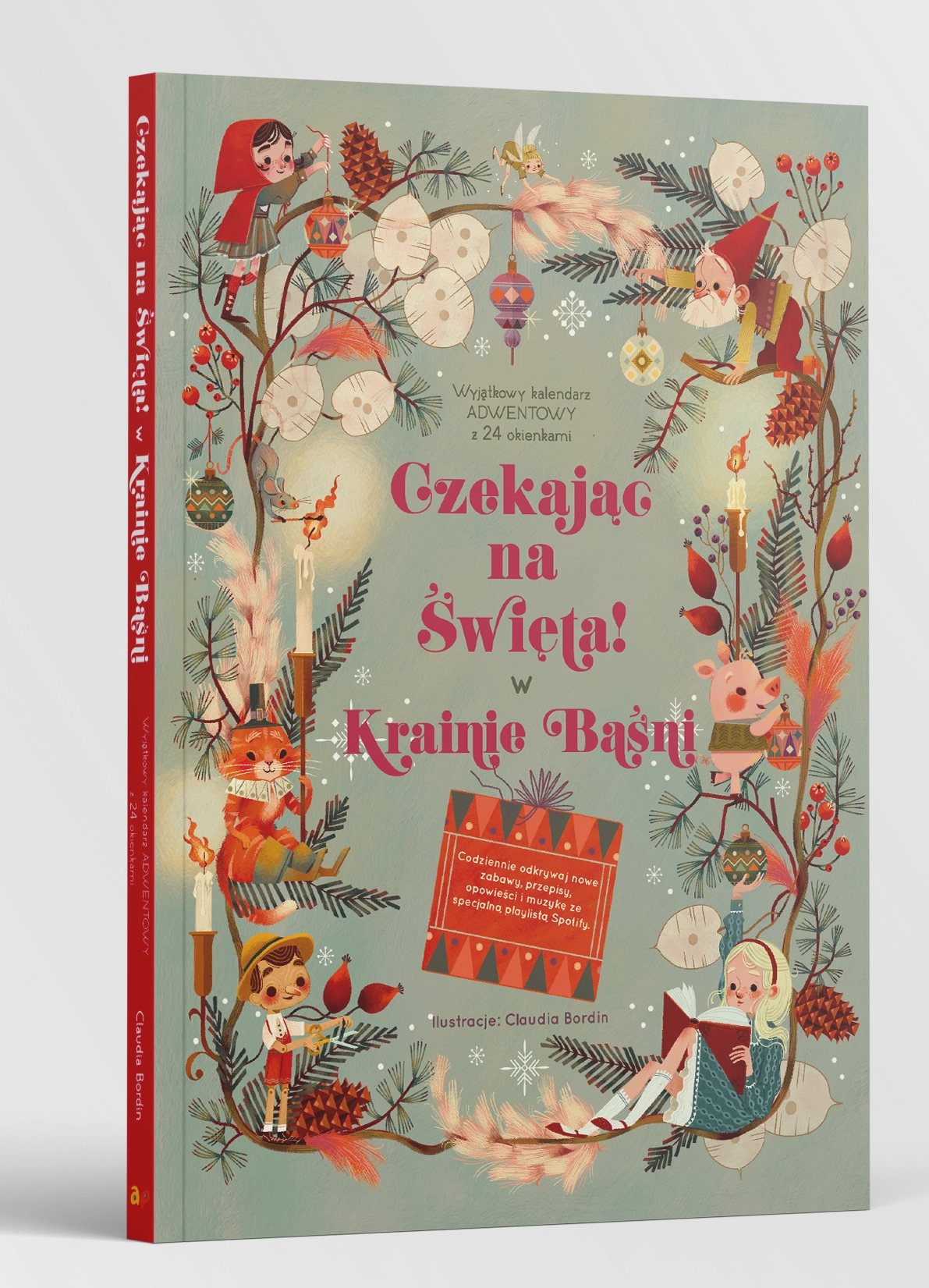 Czekając na Święta w Krainie Baśni. Kalendarz adwentowy z 24 okienkami - Książki