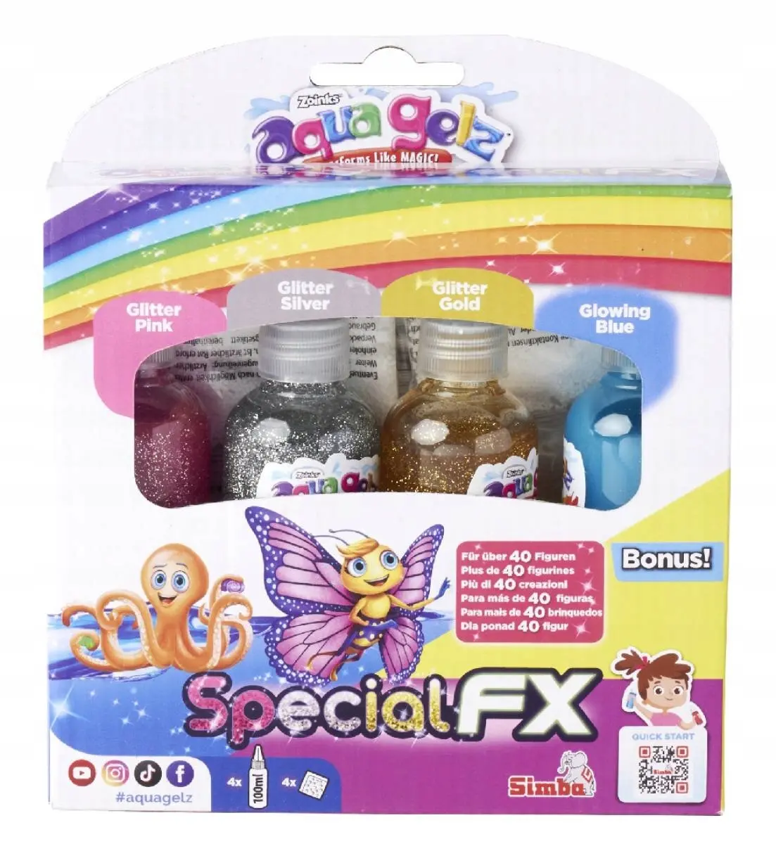 Zestaw kreatywny SIMBA Aqua Gelz Zestaw Uzupełniający Specjalny 106322567 - Zabawki