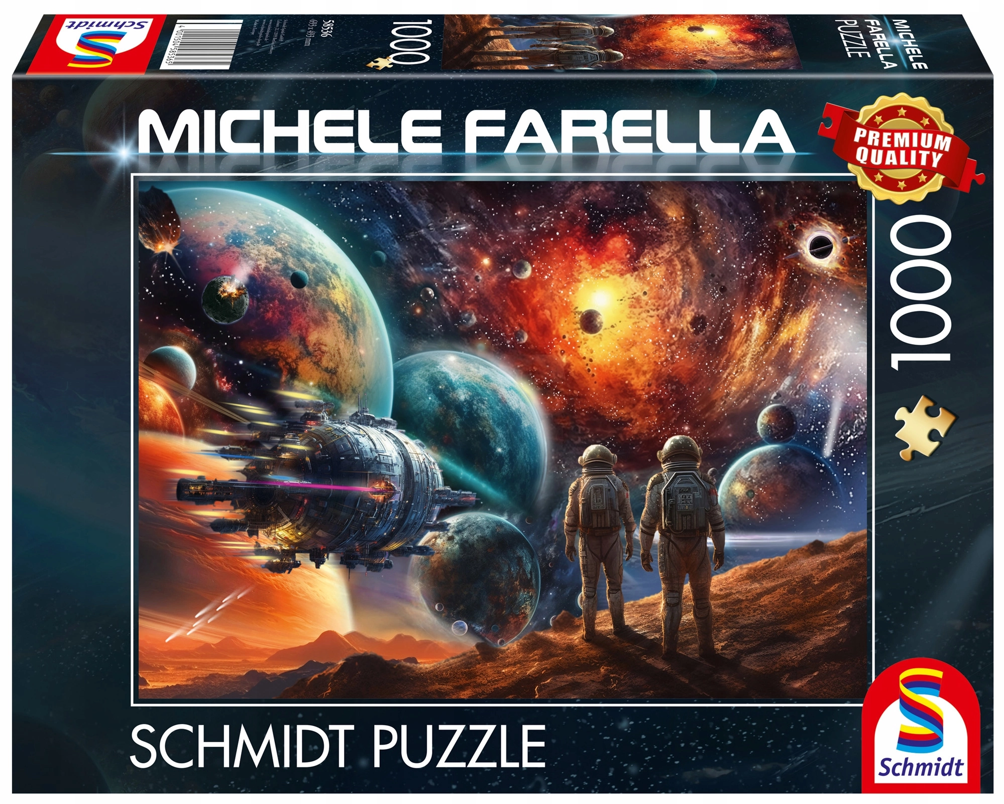 Puzzle 1000 elementów Schmidt Spiele - Puzzle PQ Puzzle MICHELE FARE