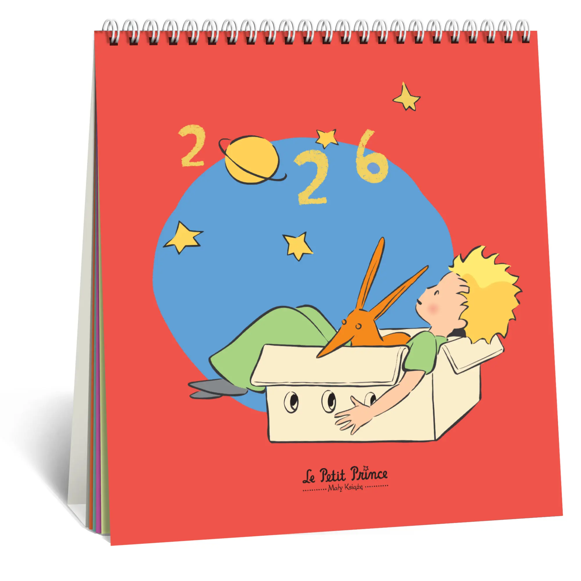 Kalendarz 2026 biurkowy Mały Książę - Książki