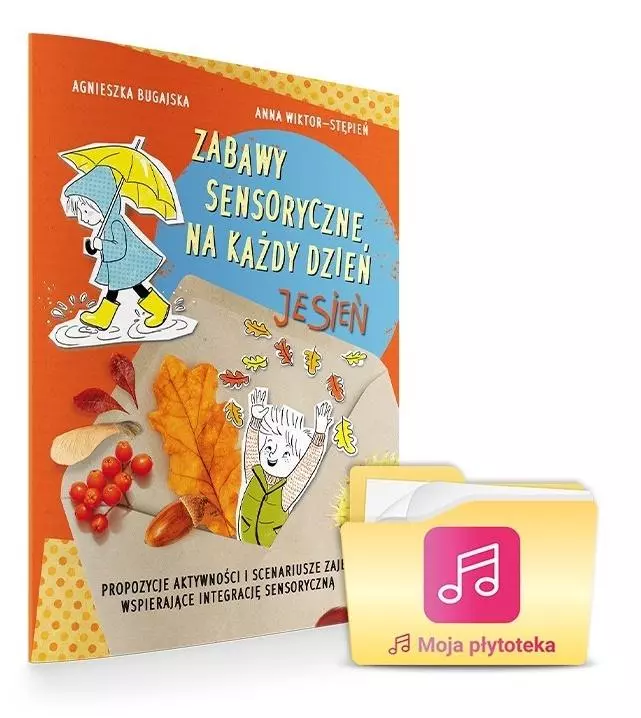 Zabawy sensoryczne na każdy dzień. Jesień + kod - Książki