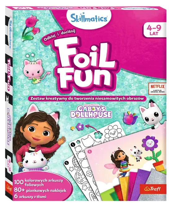 Skillmatics, Foil Fun. Koci Domek Gabi. Zestaw kreatywny - Zabawki